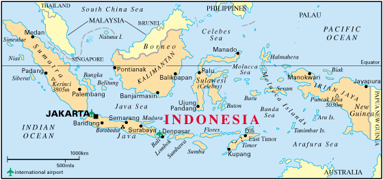 Indonesai Map